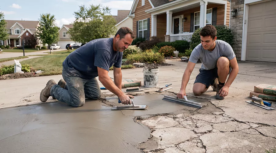 Can Cracked Concrete Be Resurfaced?