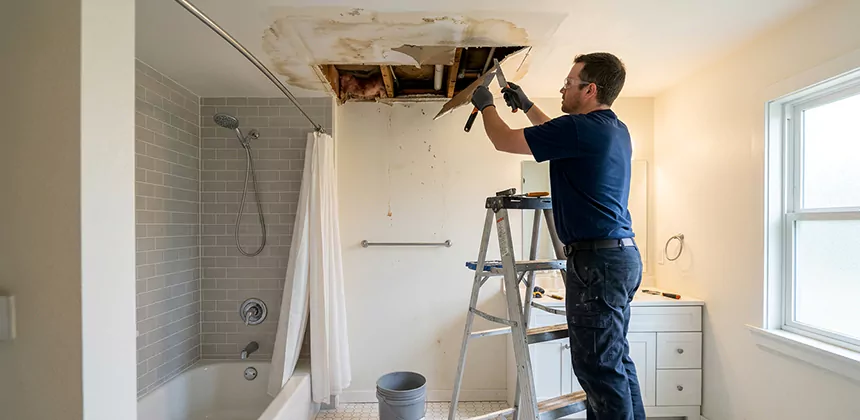 Bathroom Leak Ceiling Repair in Boise