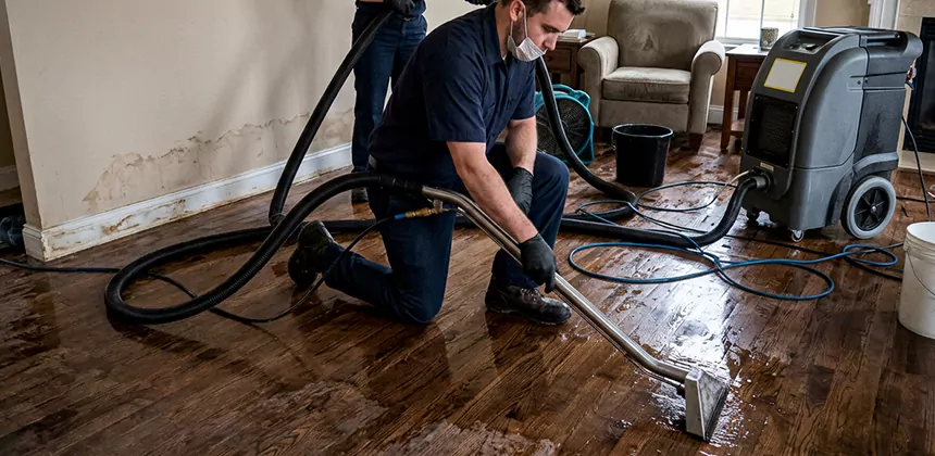Hardwood Floor Water Extraction in Boise
